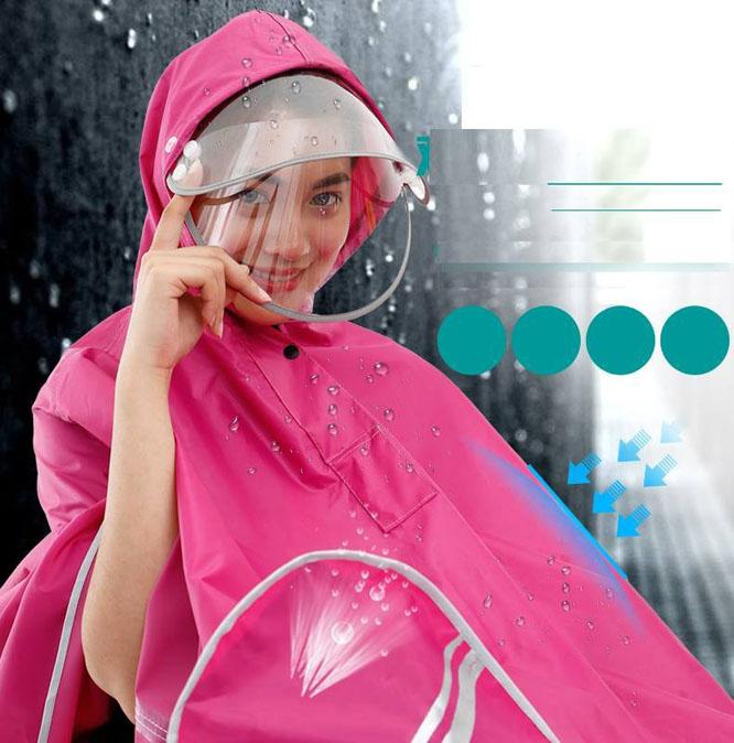 Áo mưa phản quang siêu nhẹ một đầu tiện dụng + tặng kèm ủng đi mưa cổ ngắn tiện dụng