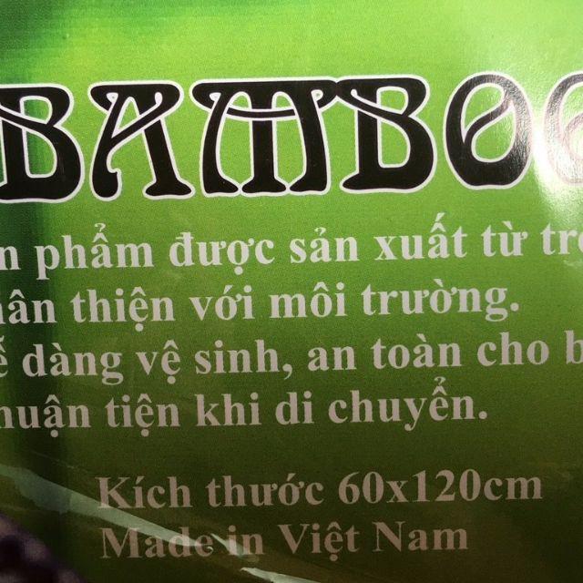 chiếu trúc Bamboo cho bé KT 60*120 made in Việt Nam ( VANG NAU)