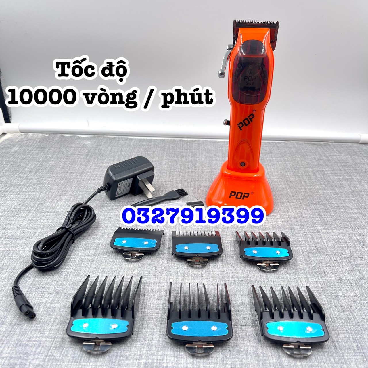 Tông đơ cắt tóc từ tính POP S33 công suất 10W