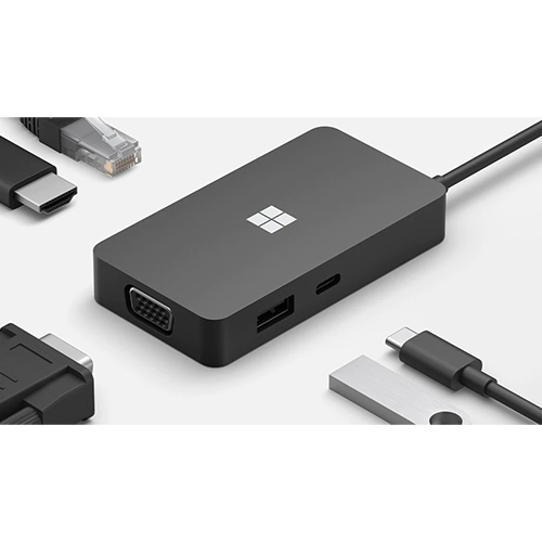 Bộ chuyển HUB Microsoft Travel USB Type C 5 in 1 - Hàng chính hãng