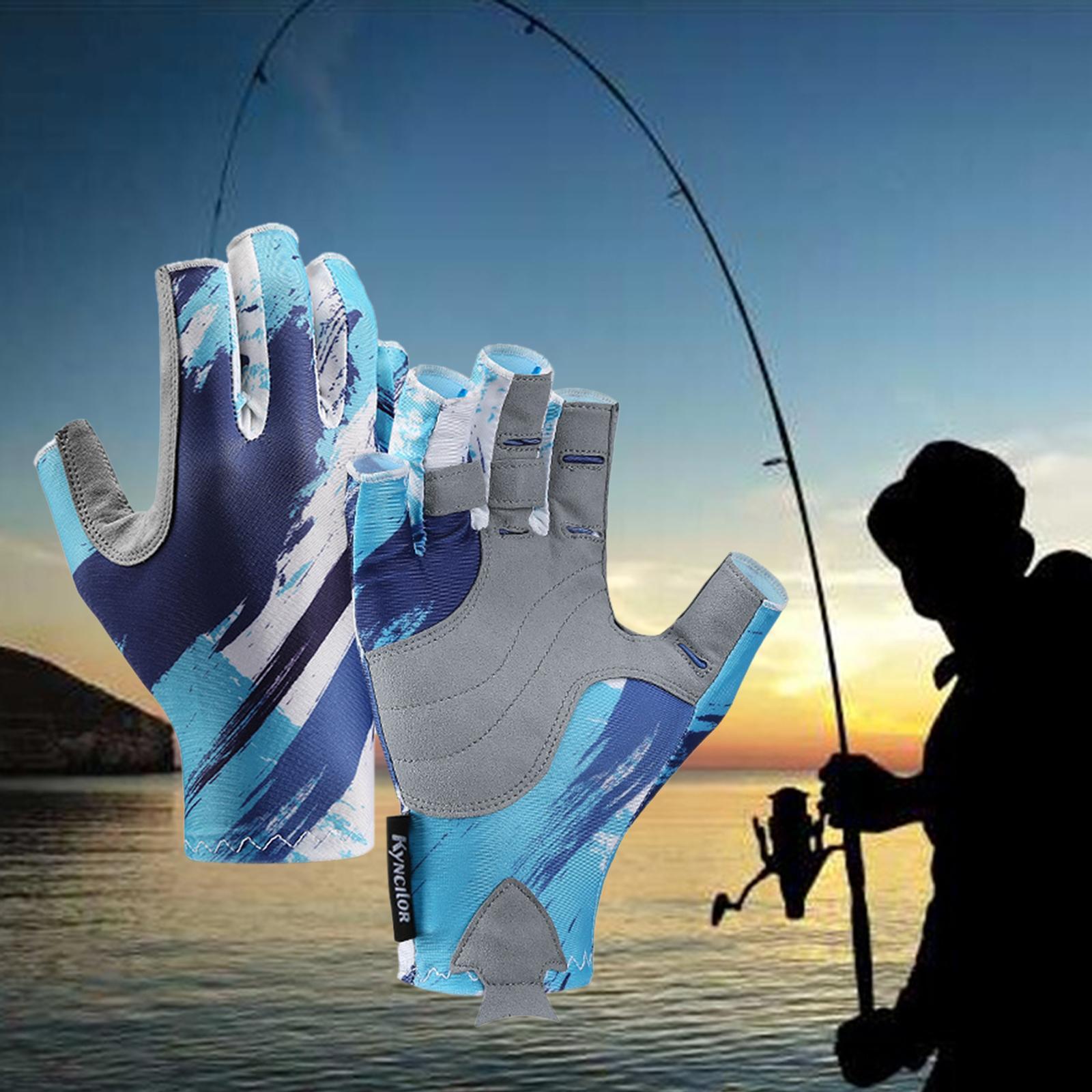 Half Finger Cycling Gloves Shock-Absorbing for Fishing