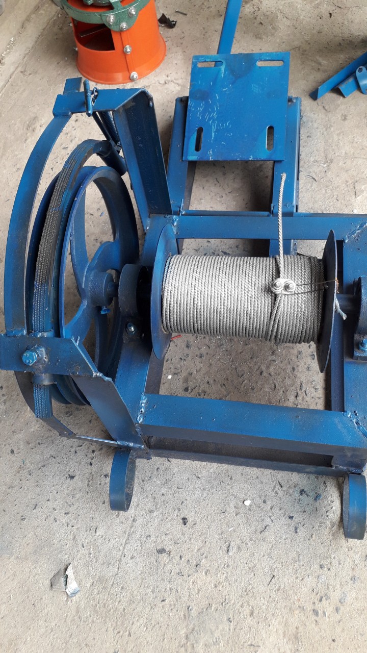 Bộ tời xây dựng chưa động cơ và phụ kiện