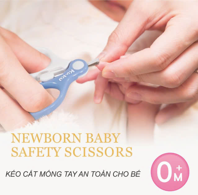 KÉO CẮT MÓNG TAY AN TOÀN CHO BÉ TỪ 0 MONTH KUKU - KU3034