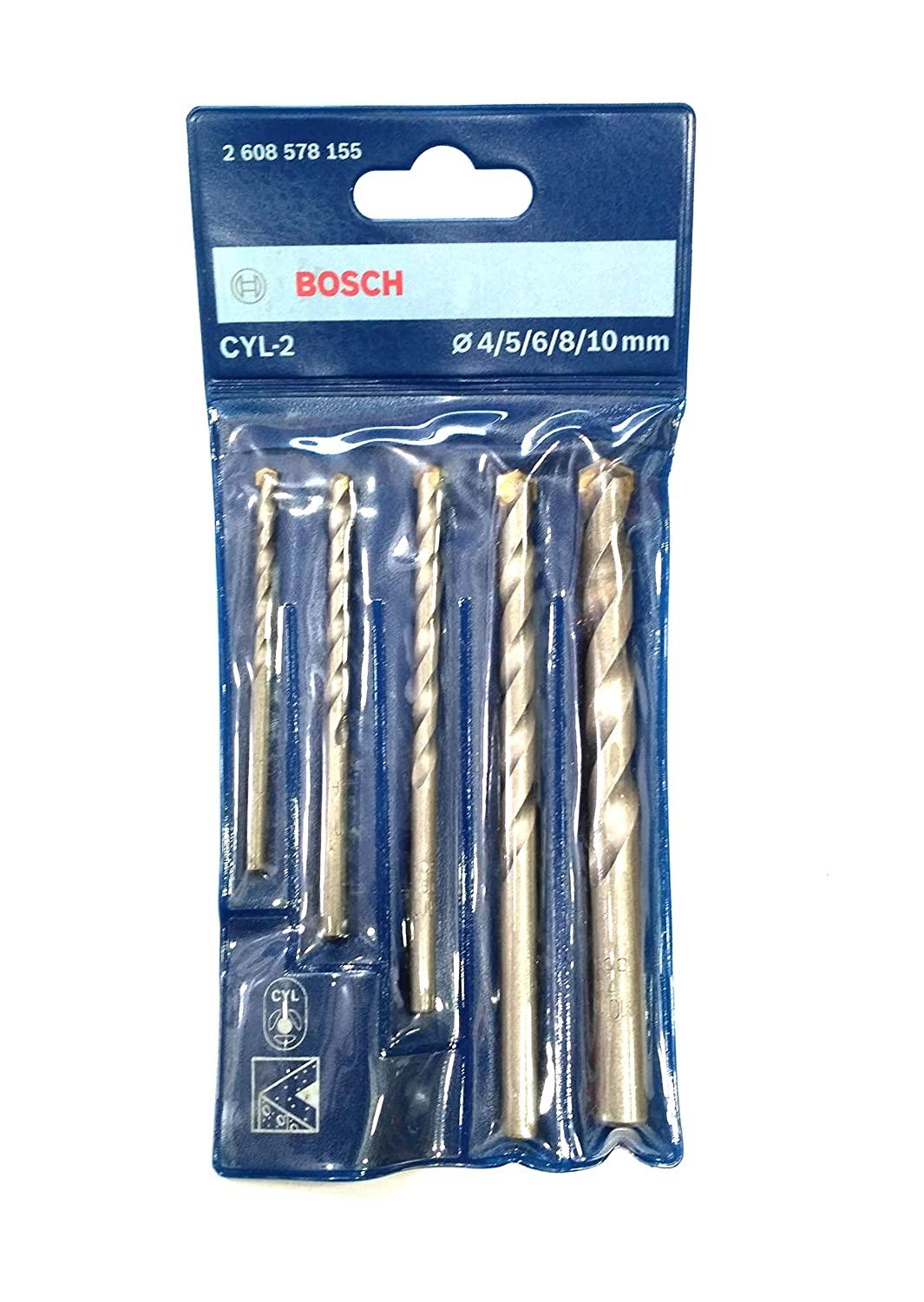 BỘ MŨI KHOAN TƯỜNG CONCRETE 4/5/6/8/10 BOSCH 2608578155 - HÀNG CHÍNH HÃNG