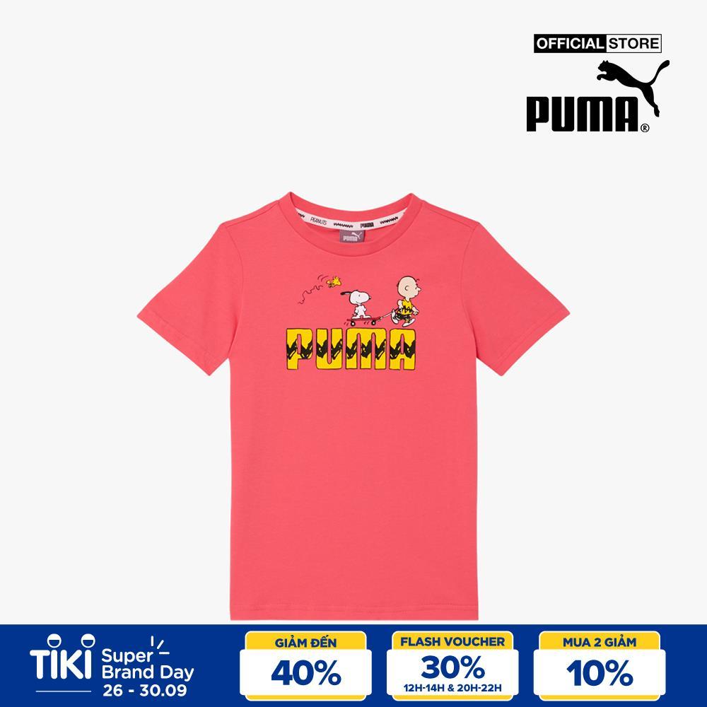 PUMA - Áo thun trẻ em PUMA X PEANUTS Graphic Tee B-599463-42