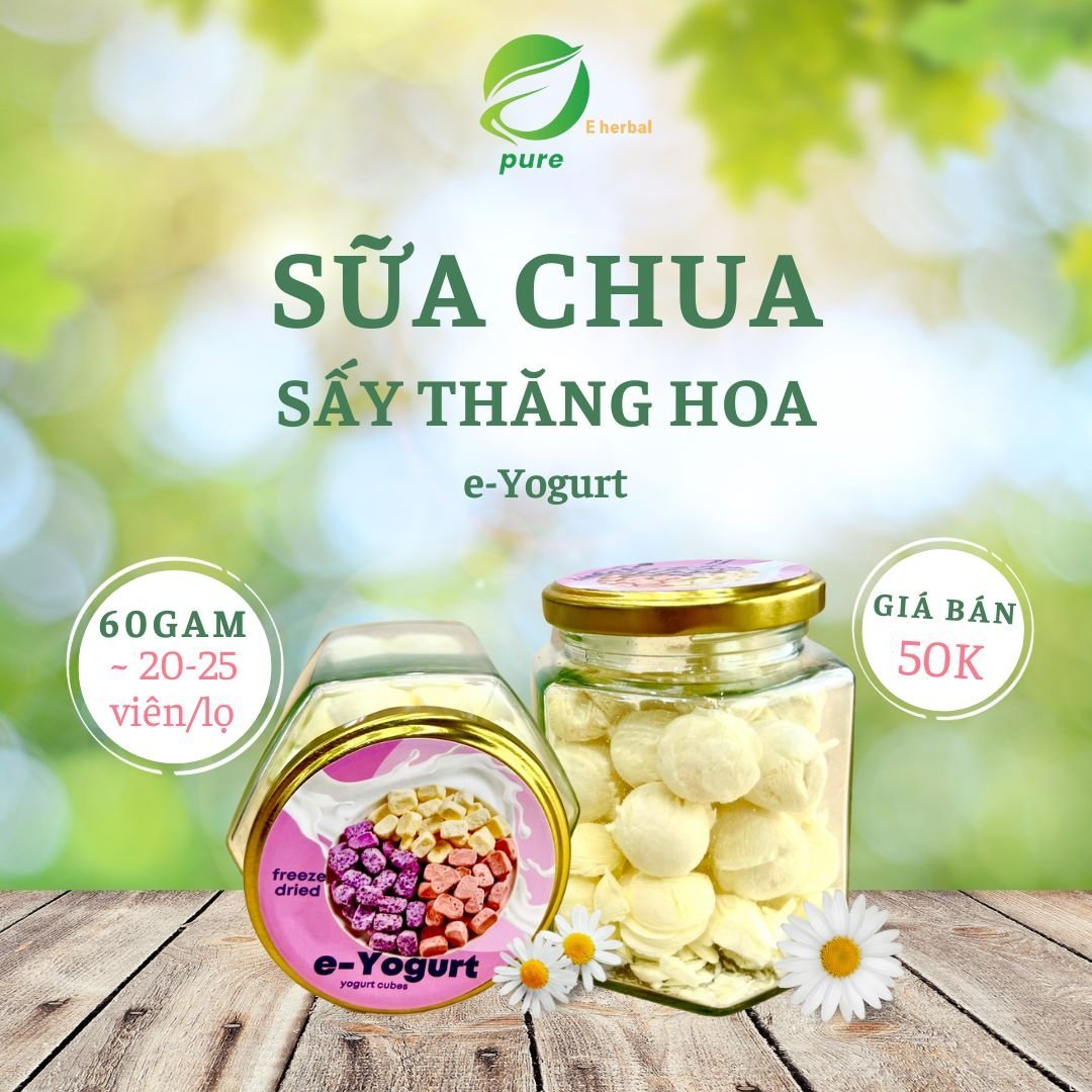 Sữa chua sấy thăng hoa e-Yogurt Eherbal 50g