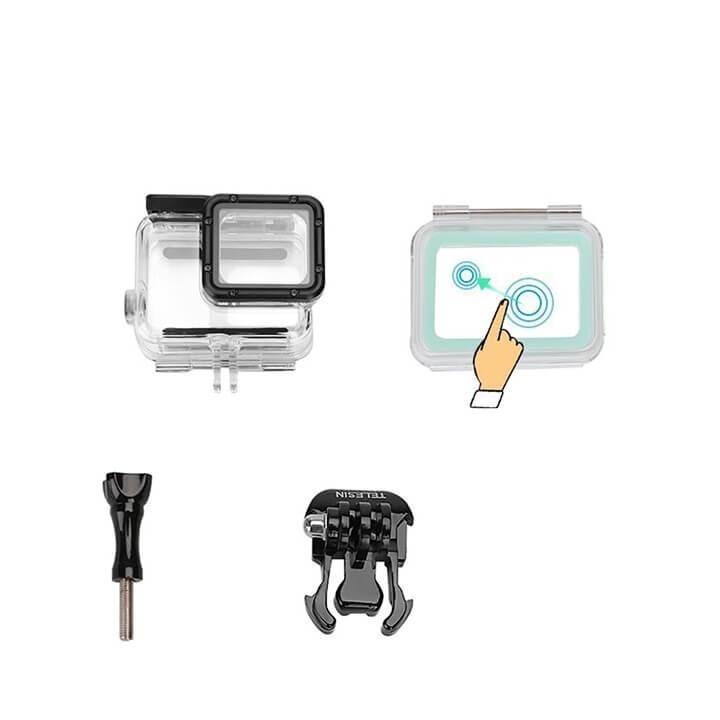 HỘP CHỐNG NƯỚC DÀNH CHO GOPRO 7 / 6 / 5 / NEW HERO TELESIN - HÀNG NHẬP KHẨU