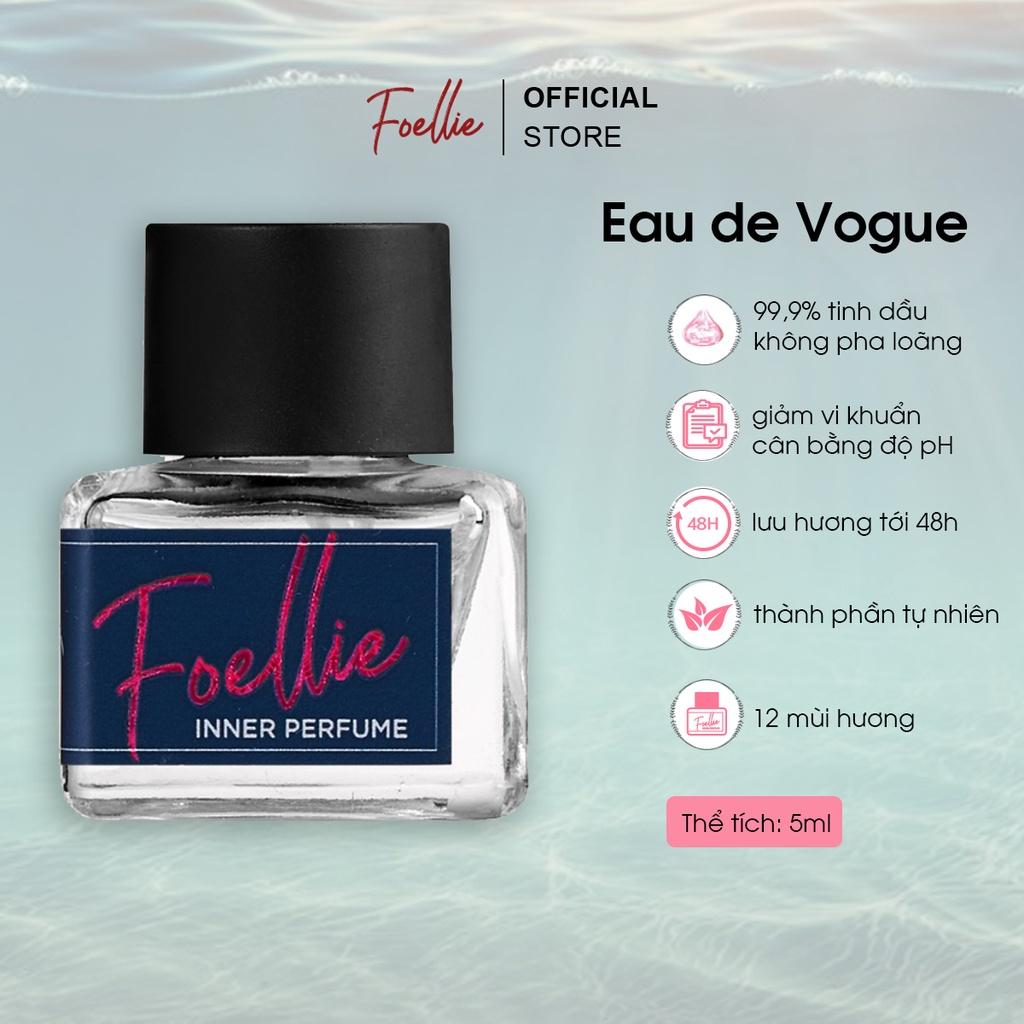 Nước Hoa Vùng Kín Foellie Eau De Vogue Inner Perfume 5ml Hương Biển Xanh