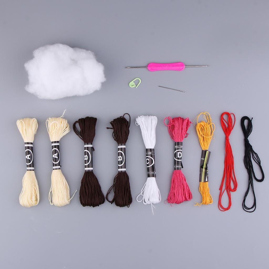 Rabbit Crochet Craft Kit Home Decor - DIY Gift Materials