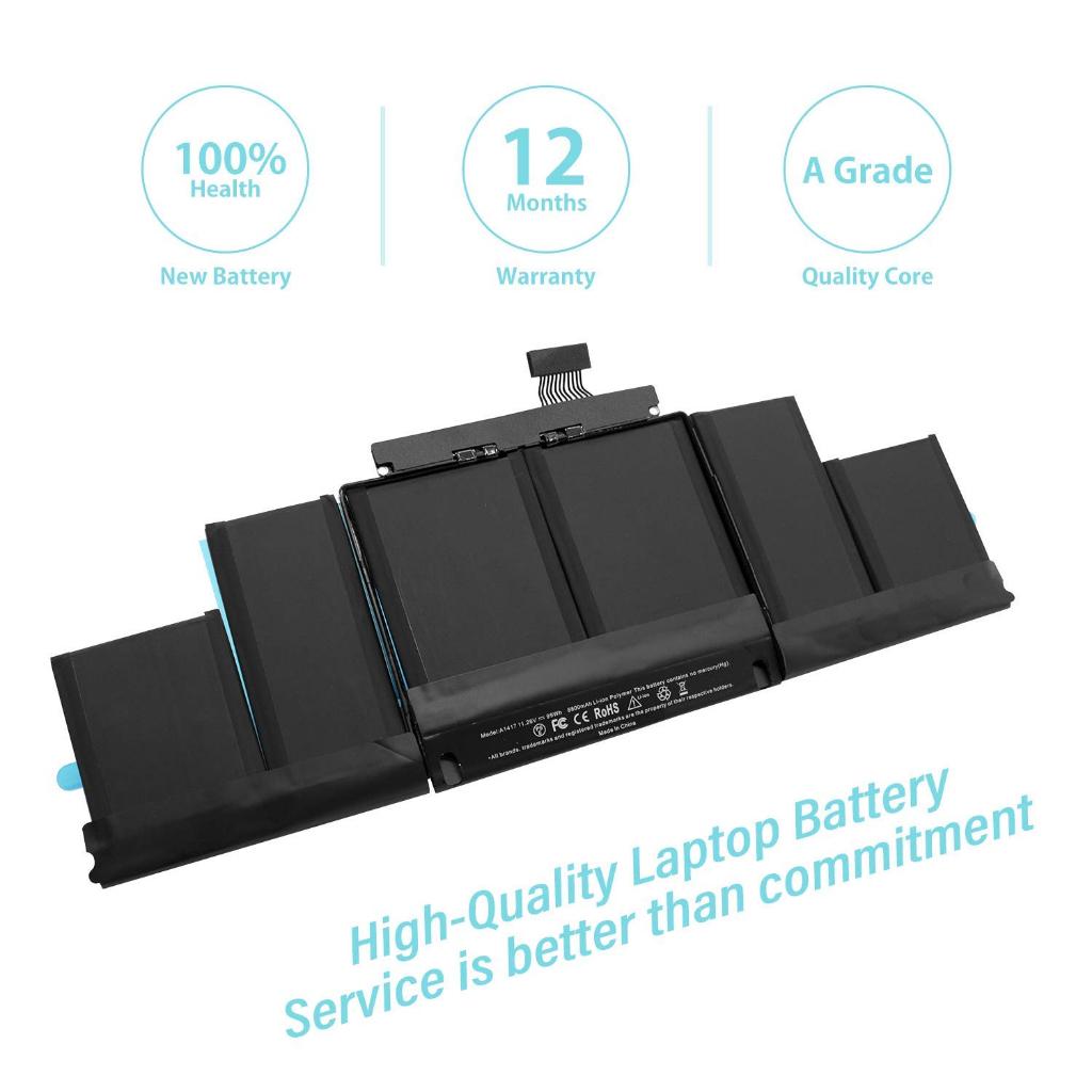 Pin Tương Thích Cho Macbook Pro Retina 15 Inch A1398 ( 2012 ) TEEEMO PC Hàng Nhập Khẩu New Seal