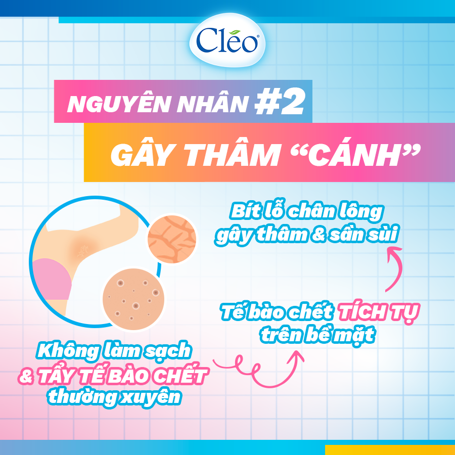 Kem giảm thâm nách Cléo chiết xuất lá lộc đề 35g hiệu quả rõ rệt sau 4 tuần sử dụng