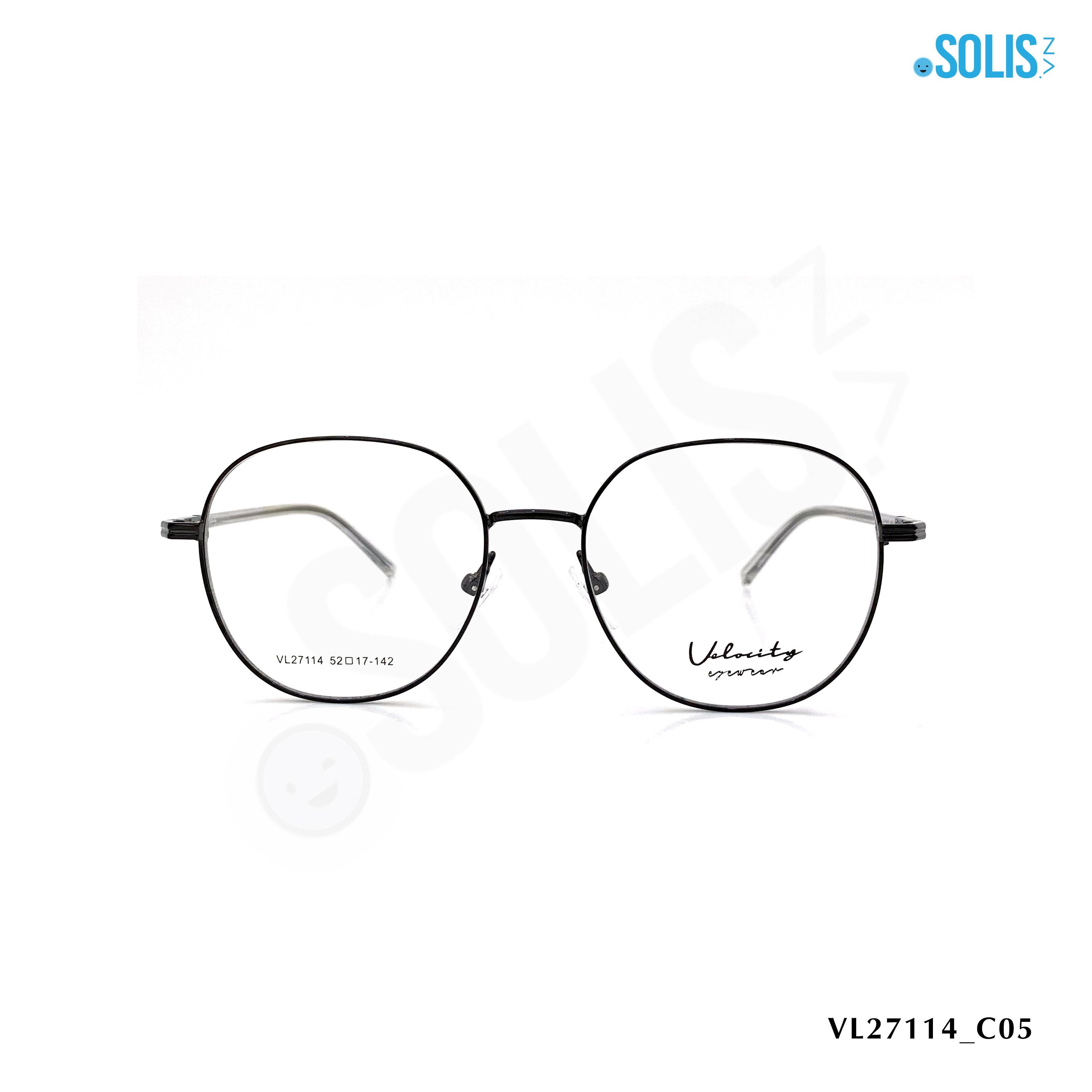 Gọng kính KL hiệu Velocity VL27114 - KÍNH KIM LOẠI HIỆU VELOCITY VL27114 KÍCH THƯỚC 52-17-142