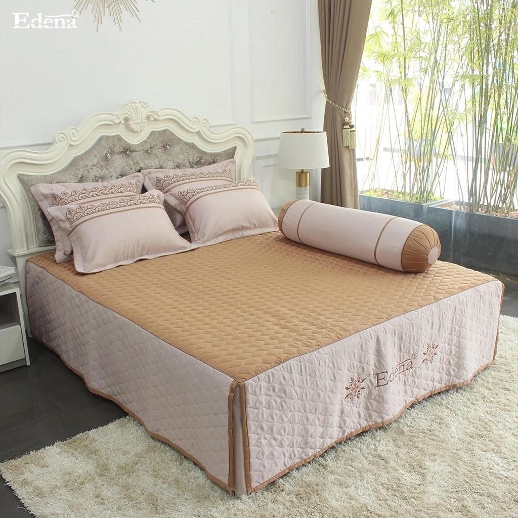 Bộ Ga Chần Gòn Tencel Edena 773 Gồm 5 Món