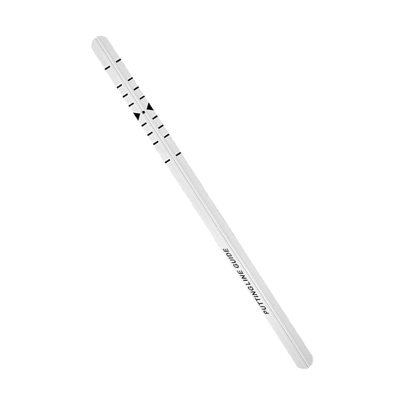 Golf Putting Ruler Instructional Swing Trainer Golf Training Aid for Practice Use