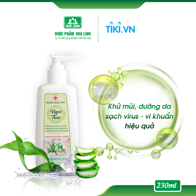 Nước rửa tay thảo dược Ngọc Thảo 230ml