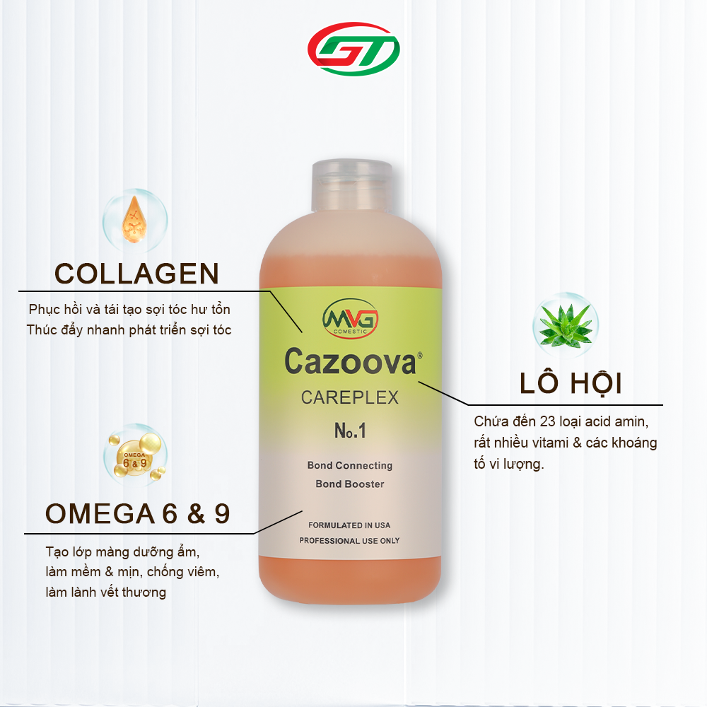 Phục Hồi Tóc Cazoova Careplex No.1 Nuôi Dưỡng & Phục Hồi Tóc Hư Tổn 300ml & 700ml