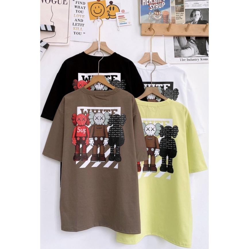 Áo thun tay lỡ form rộng - phông nam nữ cotton oversize - T shirt Suprem - 2N Unisex