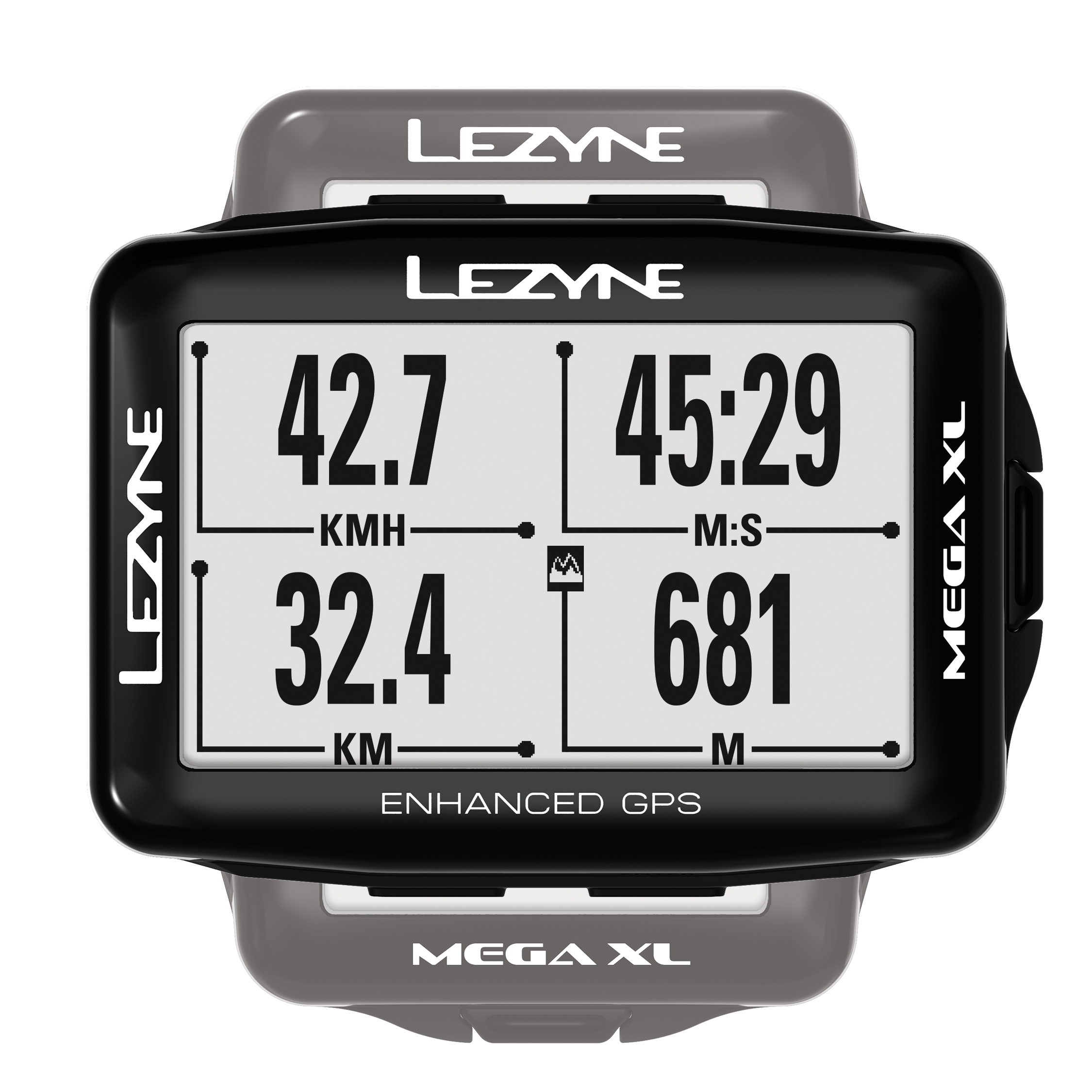 Đồng Hồ Đo Tốc Độ Lezyne Mega XL GPS (Đen)