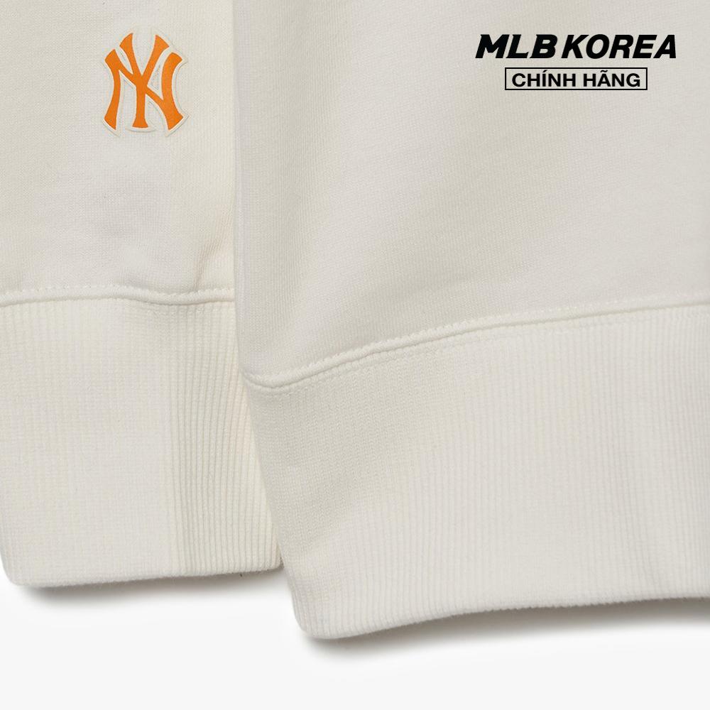 MLB - Áo sweatshirt unisex tay dài Cube Monogram Big Logo 3AMTM0131-50CRS