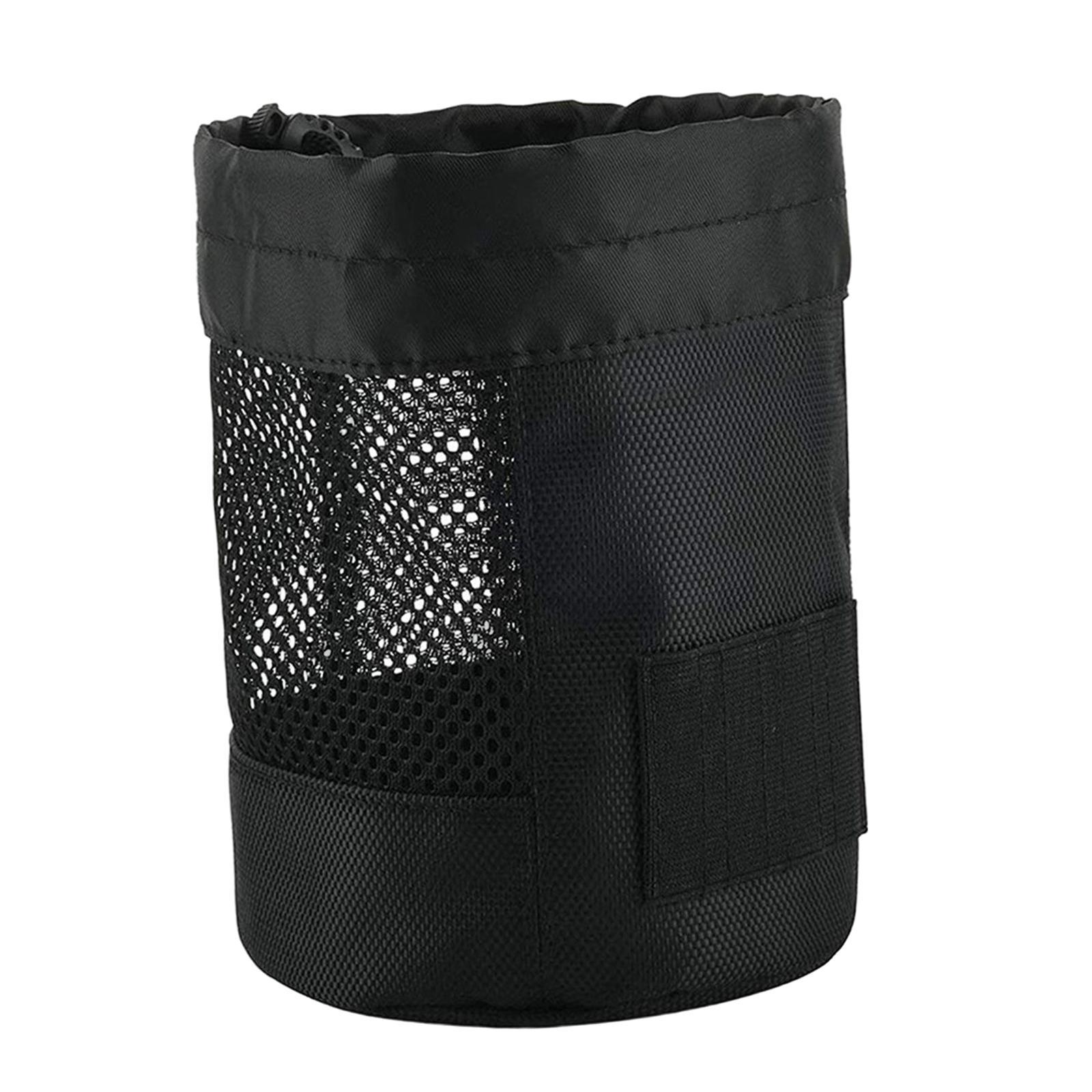 Golf Ball Bags with Tee Holder Portable Nylon Golf Mesh Bag for Training