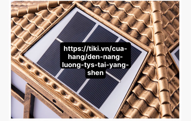 Đèn trụ cổng năng lượng mặt trời đèn trang trí sân vườn 300mm x 300mm, 3 chế độ sáng, IP65,có điều khiển