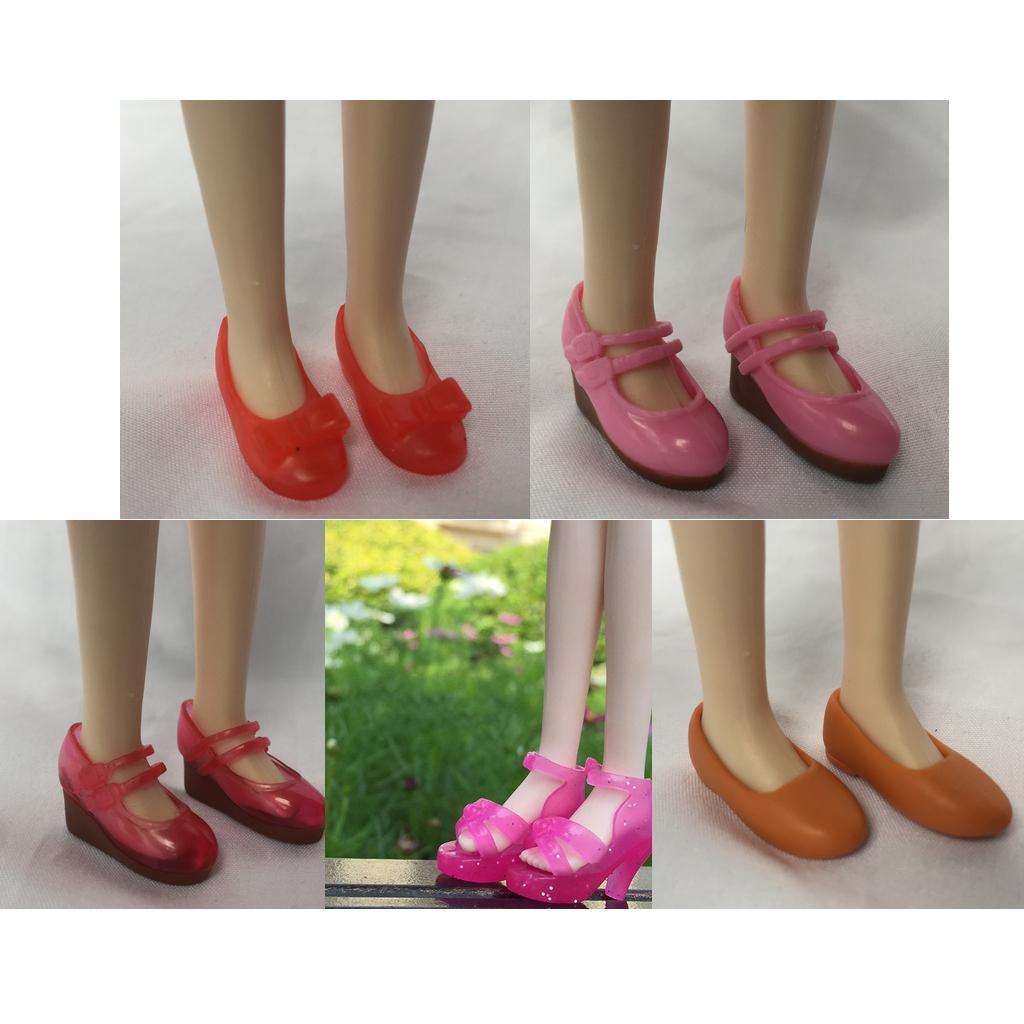 Handmade Doll Jelly Shoes for Blythe 1/6 BJD Doll 12inch Girl Doll Accessory