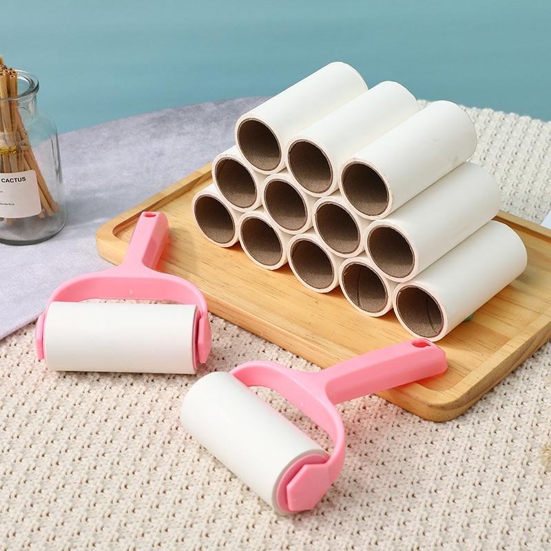 Cây lăn bụi đa năng làm sạch quần áo và ga giường - lõi giấy, con lăn bụi, thích hợp để lăn và thu gom bụi bẩn