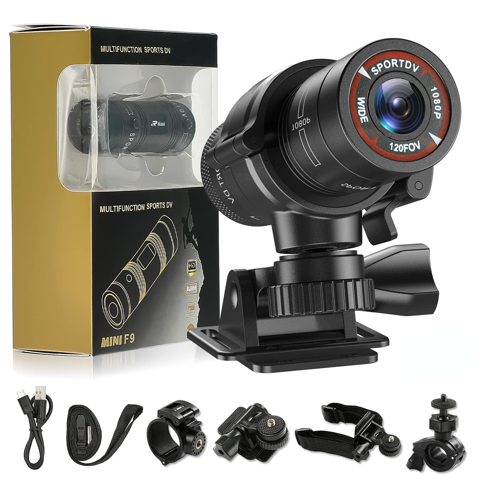 F9 Camera Hành Động HD 1080P Xe Đạp Xe Máy Camera Thể Thao Ngoài Trời DV Video Đầu Ghi Hình Dash Cam Cho Ô Tô xe Đạp