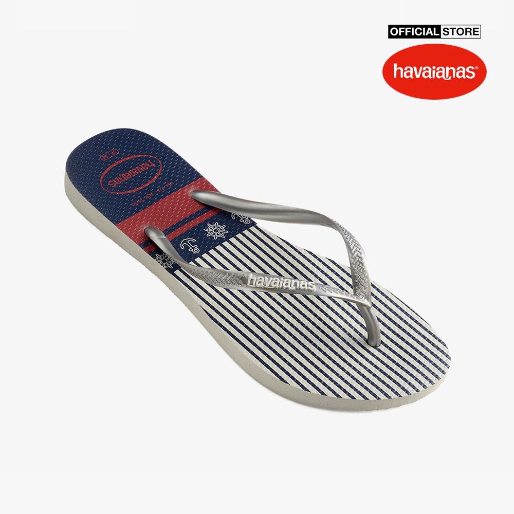 HAVAIANAS - Dép nữ Slim Nautical 4137125-0535