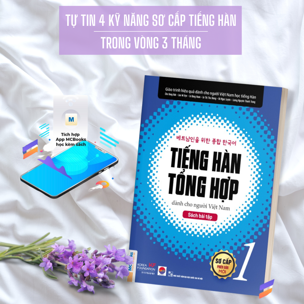 Combo Sách Tiếng hàn tổng hợp dành cho người Việt Nam Sơ cấp 1 - Giáo Trình và Sách Bài Tập Phiên bản 1 màu