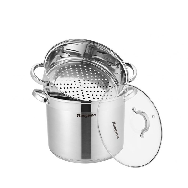 Nồi Hấp Inox Cao Cấp 5 Lớp Kangaroo KG32IS - Hàng Chính Hãng
