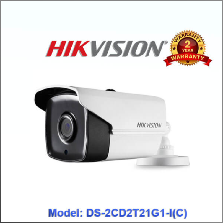 Camera IP Hồng Ngoại 2.0 Megapixel HIKVISION DS-2CD2T21G1-I -hàng chính hãng