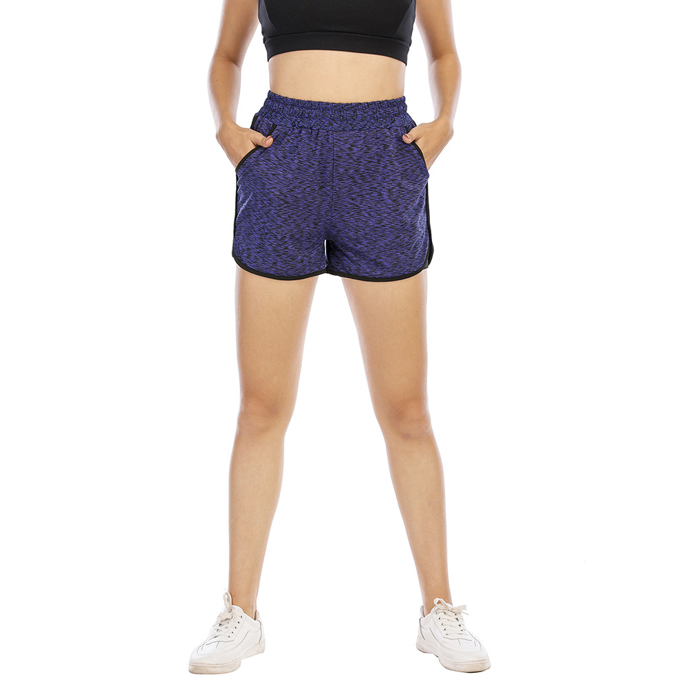 Quần short nữ thể thao 2 trong 1 tập thể dục, yoga với 2 túi phụ