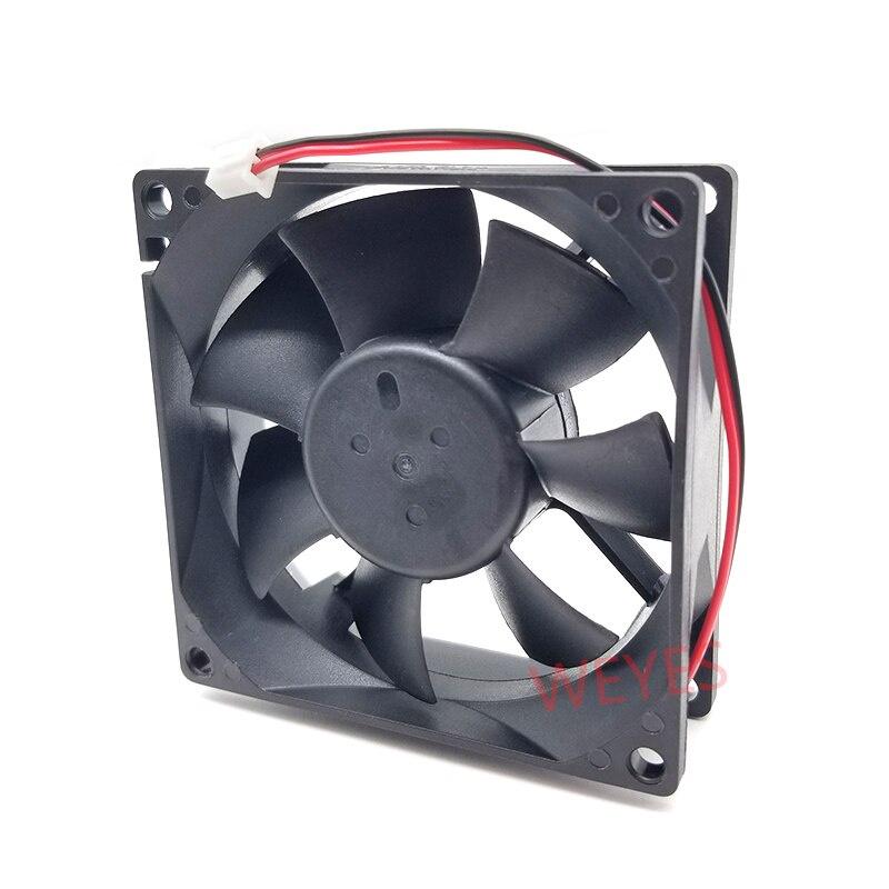 Mới cho YTD158025Quạt tản nhiệt 2 dây 80x80x25mm S DC 15V 0.35A