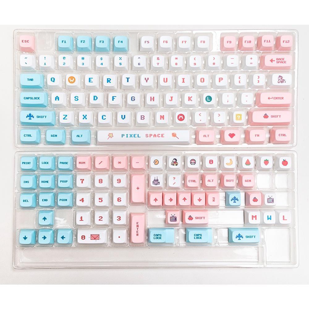 Pixel keycaps XDA profile Dye-Sublimation PBT keycap 134keys