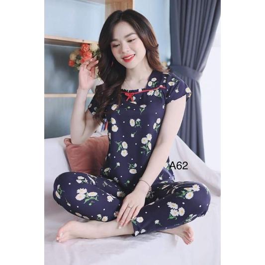 Quần áo mặc nhà lụa hàn mềm nhẹ mát cao cấp