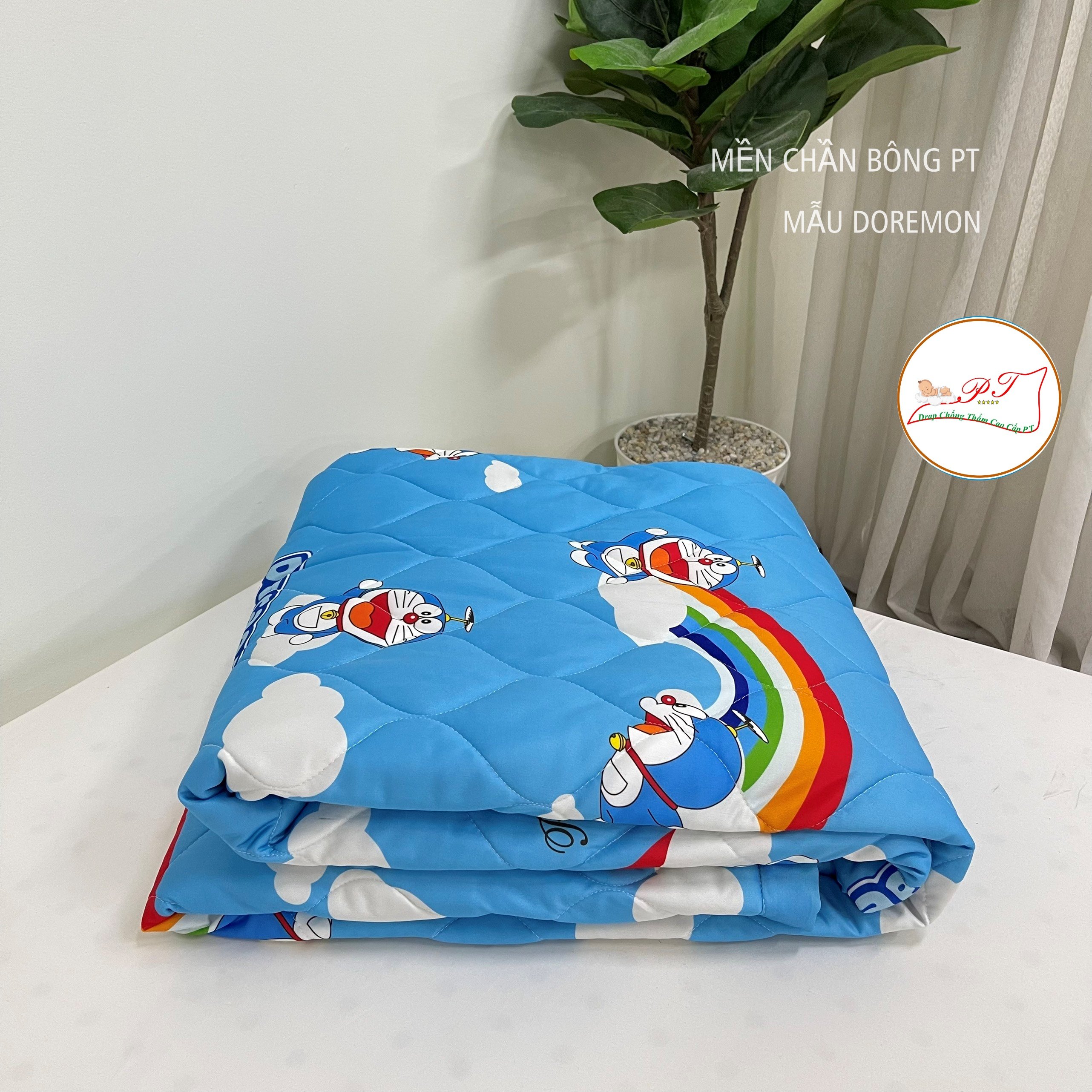 Ga Chống Thấm Cao Cấp PT Mẫu Họa Tiết Doremon