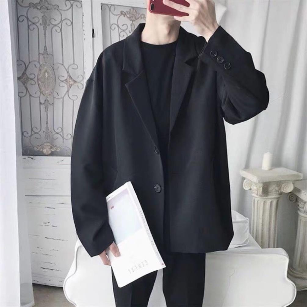 Áo Blazer Nam Dài, Áo khoác Blazer Form Rộng FANANO phong cách Hàn Quốc AD006