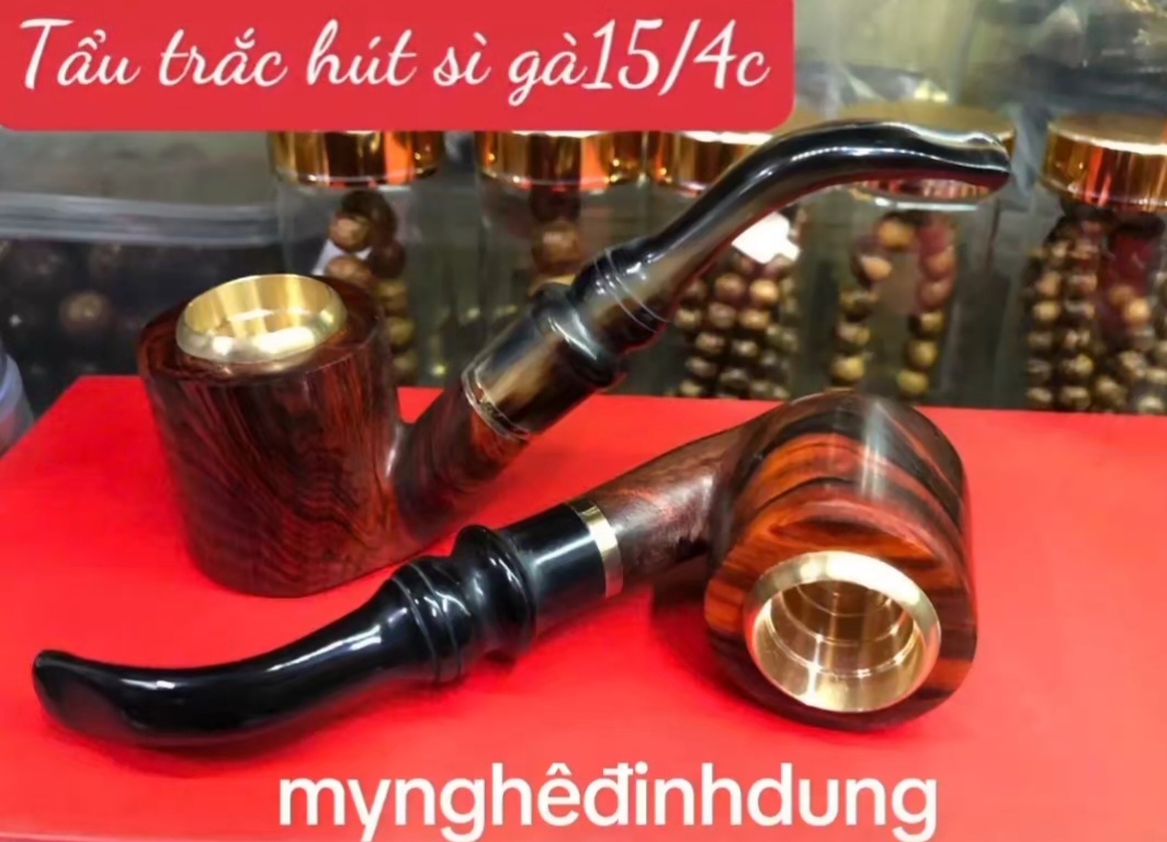 Tẩu sìgà đa năng bằng gỗ trắc đỏ đen