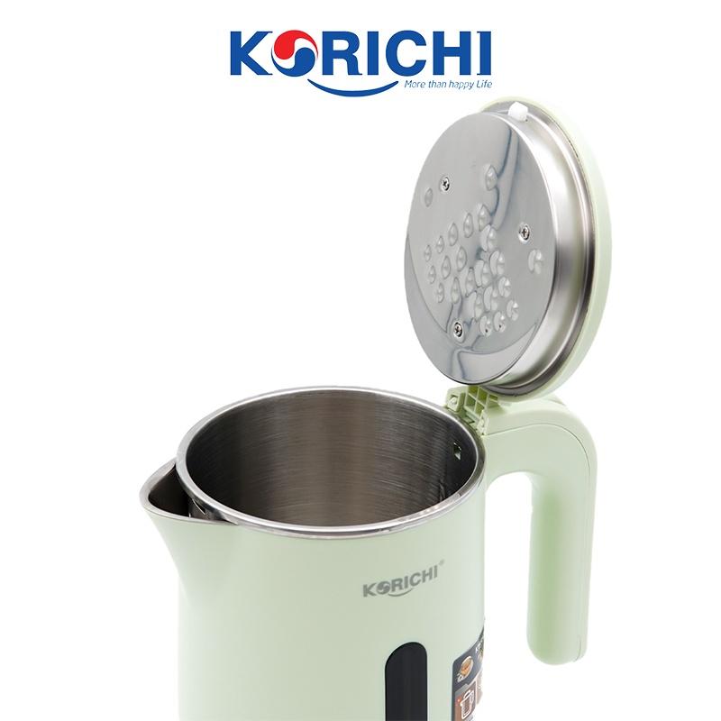 Ấm siêu tốc đun nước - Korichi - KRC-5188- 1.8L 1500W - Bảo hành 12 tháng (3 màu xanh lá, xanh ngọc, hồng