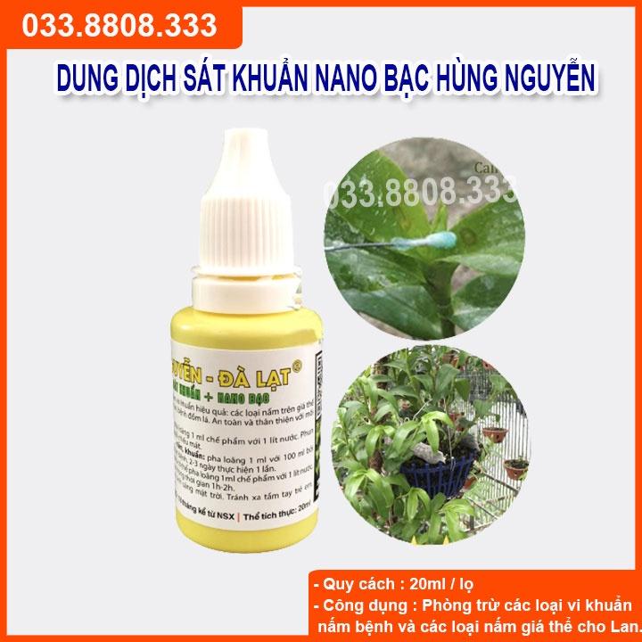 CHẾ PHẨM HÙNG NGUYỄN NANO BẠC CHUYÊN PHÒNG NẤM VI KHUẨN PHONG LAN