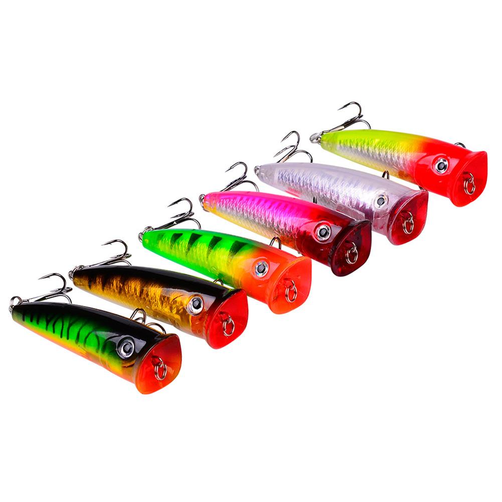 7.5cm 10.5g Popper Fishing Lure Hard Artificial Bait Topwater Carp Fishing Lures Wobbler Crankbait