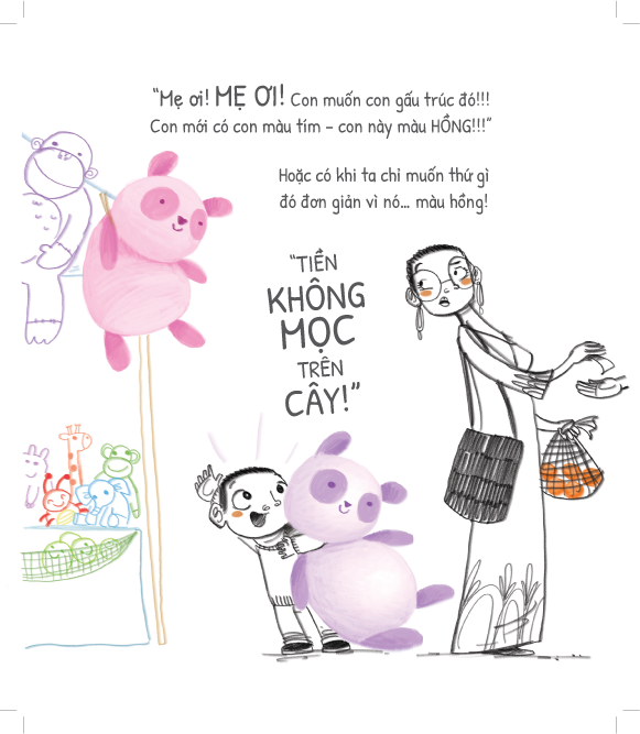 Sách - Dtpbooks - Tiền không mọc trên cây - Tủ sách dạy con ứng xử