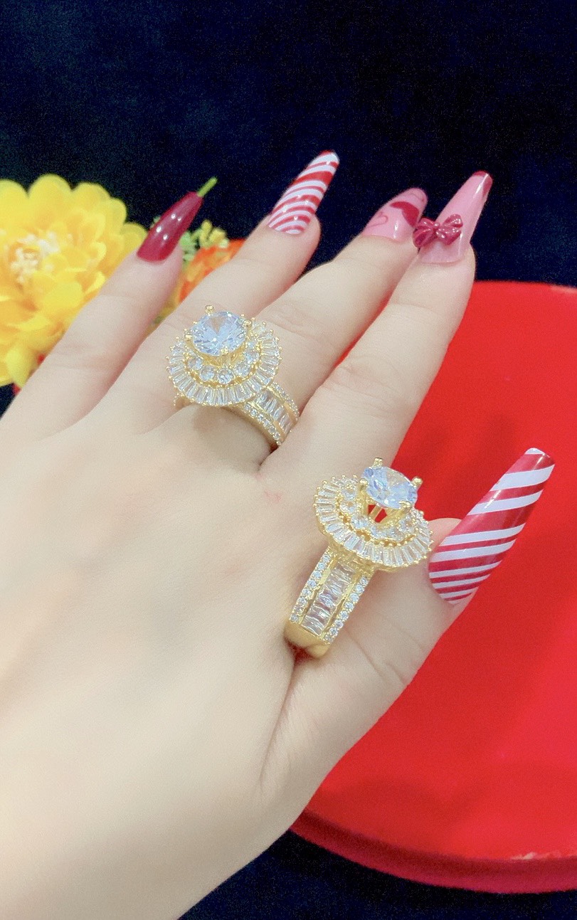 Nhẫn nữ mạ 18.k siêu xinh EP204