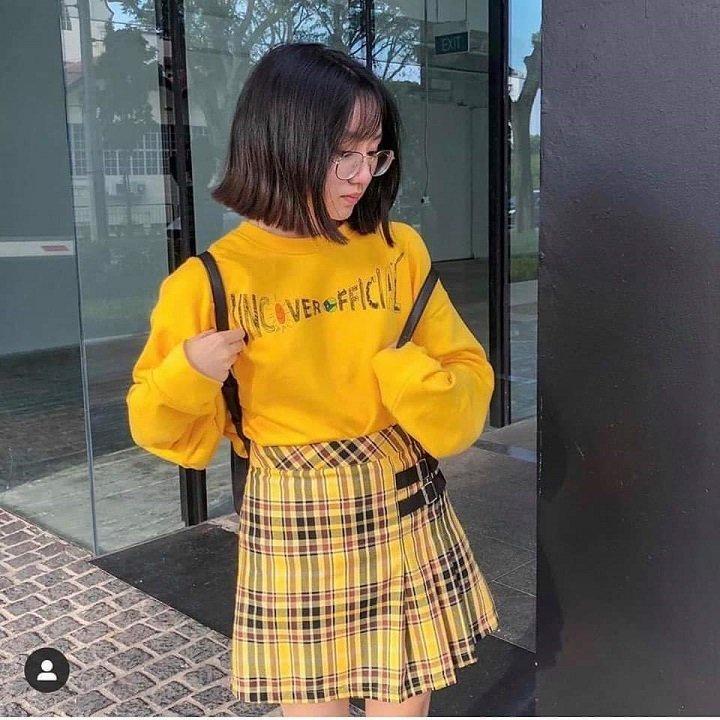 Áo sweater màu vàng in chữ mềm mịn, vải nỉ ngoại đẹp phong cách nhẹ nhàng dễ thương,Áo Khoác Sweater Unisex In Chữ Hàn Quốc Vải Nỉ Ngoại Free Size 70kg