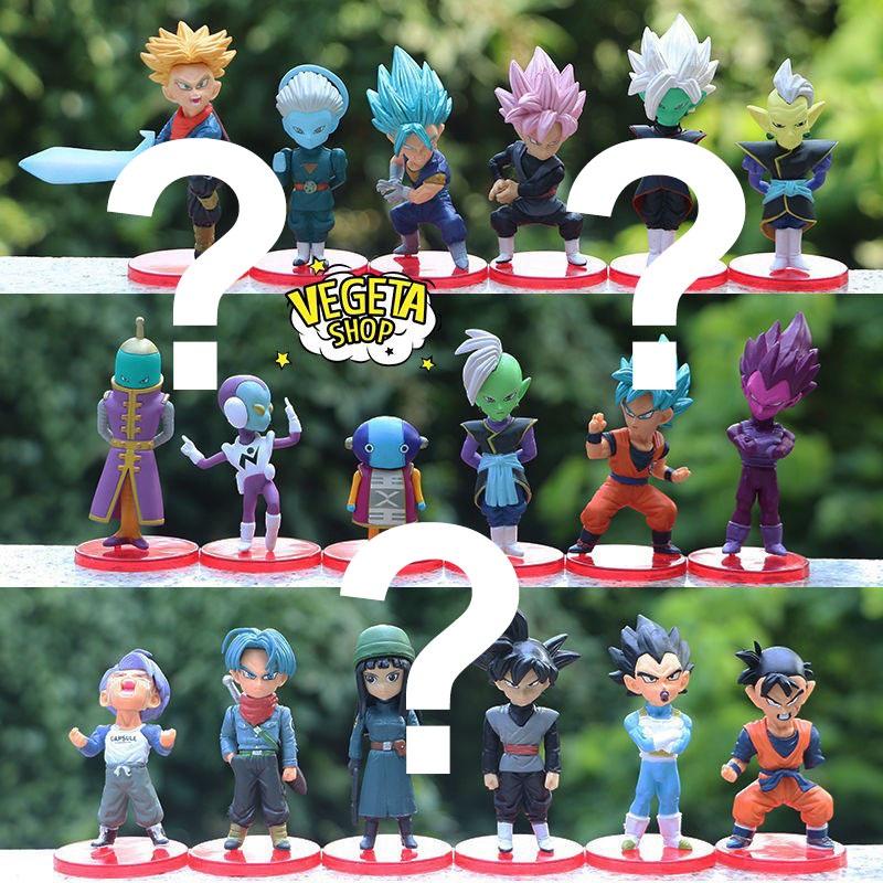 Mô hình Dragon ball Super - 18 mẫu WCF tự chọn - Goku Gohan Trunks Vegeta Zamasu Rose Black Zeno Vegeto Mai - Cao 8cm