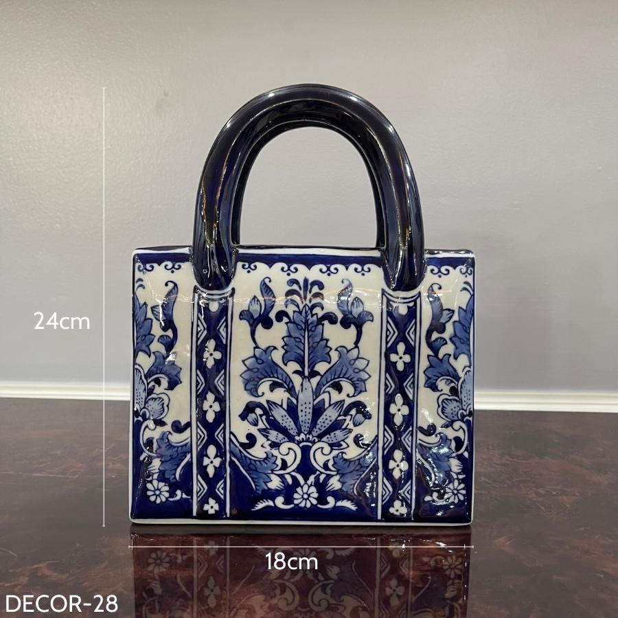 Túi decor cao cấp chất liệu gốm sứ mang phong cách tân cổ điển Decor-28