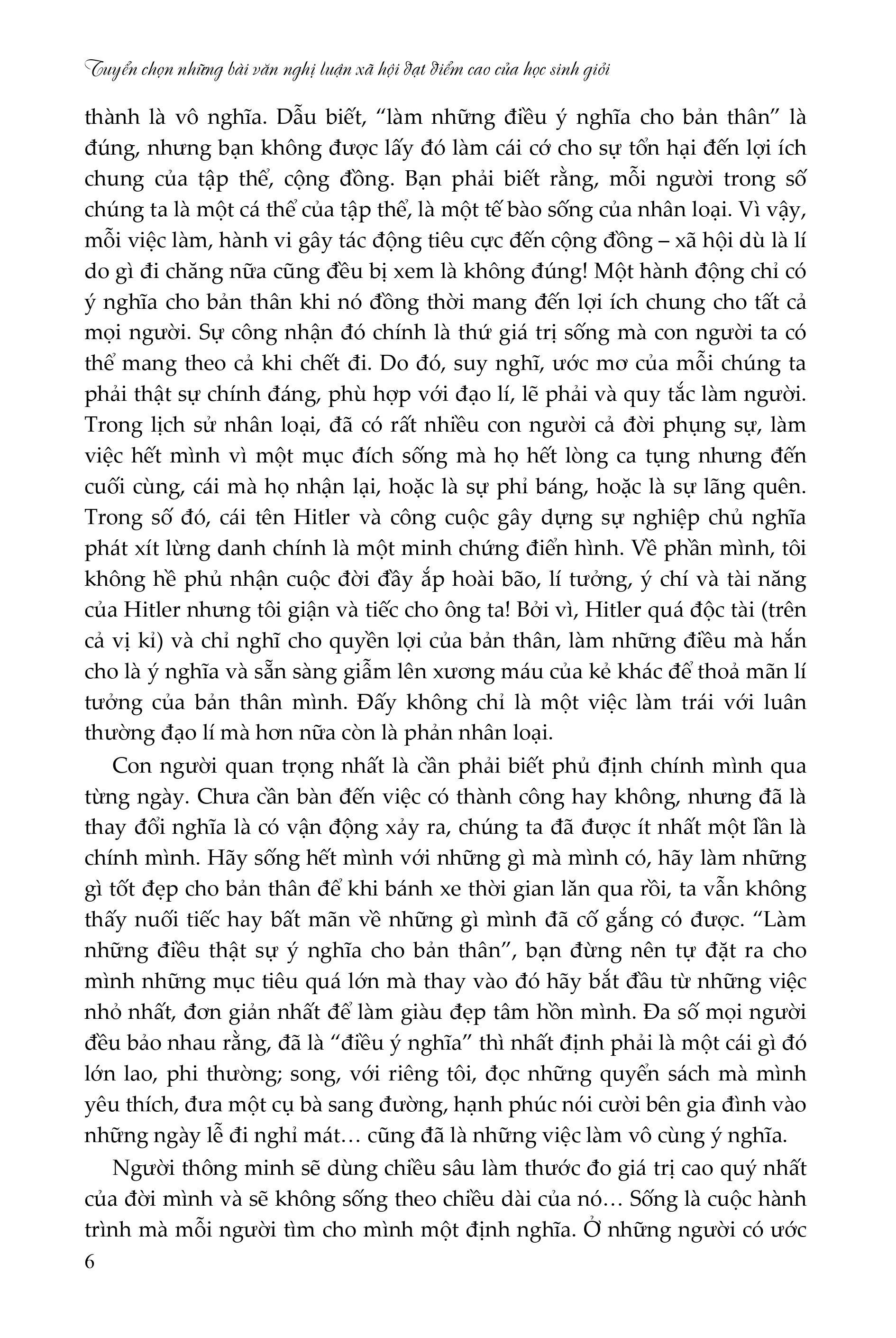Tuyển Chọn Những Bài Văn Nghị Luận Xã Hội Đạt Điểm Cao Của Học Sinh Giỏi