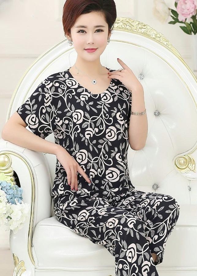 Bộ Đồ Mặc Nhà Cho Người Trung Niên, Người Lớn Tuổi NG42