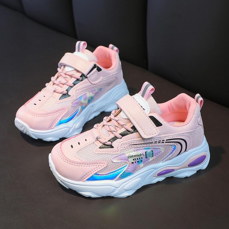 Giày thể thao pha màu siêu nhẹ số 8 cho bé trai, bé gái